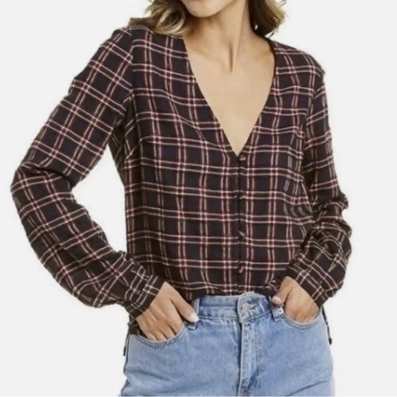 Veronica Beard Peggy Wool Blend Blouse - Size 4 - Picture 1 of 6